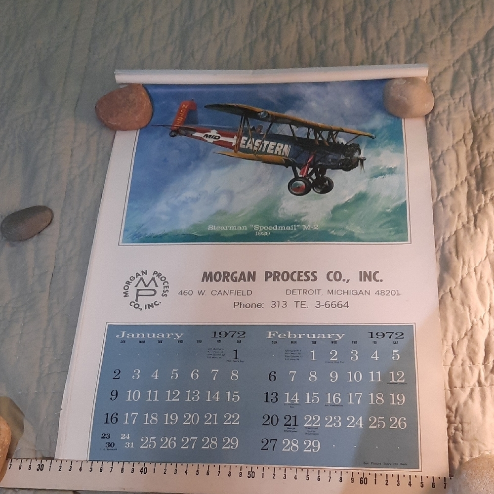 Eastern Airlines 1972 Calendar